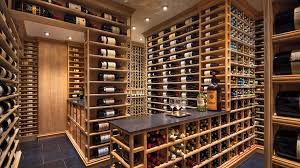 Line your wine cellar with racks to store and show off your collection. Wine Cellar Renovation Inspiration Architectural Digest