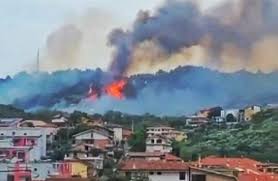 Panico sulle spiagge, brucia la pineta dannunziana. Incendio Nel Quartiere San Silvestro A Pescara 12 Intossicati Abitazioni Evacuate Video Abruzzolive