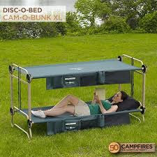 We review the best camping cots for size, portability, stability, comfort and durability. Disc O Bed Cam O Bunk Xl Cot Review 50 Campfires
