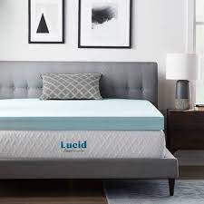 Maybe you would like to learn more about one of these? Comfort Collection 4 Gel And Aloe Infused Memory Foam Mattress Topper Lucid Target