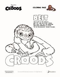 Birds coloring page with few details for kids. Belt The Croods Movie The Croods Coloring Pages For Kids Coloring Pages Free Coloring Pages Coloring Pages For Kids