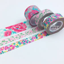 Flower Washi Tapes This Tapes Are Perfect To Use On Any Of Your Paper Projects Use As A Border To Make Unique Scrapbook Pages This Washi Tape Washi