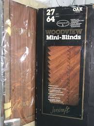 Mini blinds offer medium room darkening. Woodview Mini Blinds 27 X 64 Furniture Home Living Home Decor Curtains Blinds On Carousell