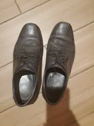 Bata Mens Uk Size 7 Black Leather Shoes 54 21 Picclick