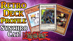 Bw budget synchro constructed deck list and prices for the yugioh tcg. Yugioh Retro Deck Profile Synchro Cat Dark Strike Fighter Youtube