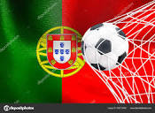 Fifa World Cup 2022 Portugal National Flag Soccer Ball Net — Stock ...