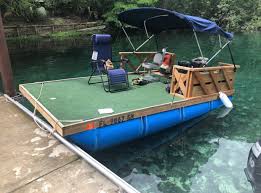 Make the top deck layer of your dock. Build A Floating Dock With Plastic Barrels Bluebarrel Rainwater