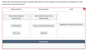 Carbon, hydrogen and oxygen 2. Solved Classify The Words And Phrases Based On Whether Th Chegg Com