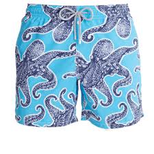 Men Swimwear Vintage Octopus