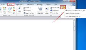 How do you insert a signature into a word document? Where Is The Signature Line In Word 2007 2010 2013 2016 2019 And 365
