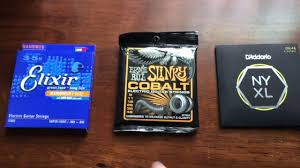 Preview: D'darrio NYXL vs. Elixer Nanoweb vs. Ernie Ball Cobalt vs. More  NYXLs!