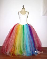 Rainbow Maxi Tulle Skirt Aletrnative Wedding Skirt Plus Size Tulle Skirt Puffy Tulle Skirt Bridal Tulle Skirt Tulle Maxi Skirt Tulle Skirt Puffy Tulle Skirt