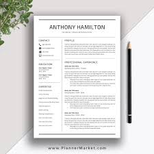 Check out a college student resume sample for the skills section below. Making Your Resume Cover Letter And Interview More Effective By Using This Modern And Simple Resume Template The Anthony Resume Plannermarket Com Best Selling Printable Templates For Everyone