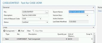 University of madras, a university in tamil nadu, india. How To Use Case As The Uom In The Item Card In Dynamics Nav 2015 Archerpoint