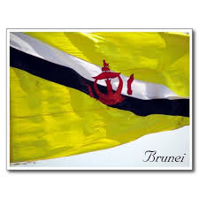 Brunei Flag Postcard Zazzle Com In 2021 Brunei Flag Flag Brunei
