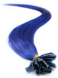 Blue clip in real hair extensions & blue bonded extensions. Blue Hair Extensions Hairtrade