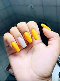 See more ideas about nails, acrylic nails, nail designs. Yellow Acrylic Nails Acrylic Nails Yellow Glitter Nails Acrylic White Acrylic Nails