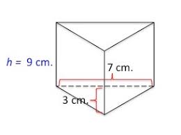 Volume = length * height * width, or v = l * h * w. Finding The Volume Of A Triangular Prism Study Com