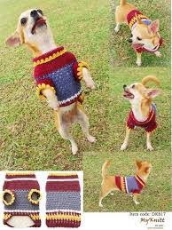 Ropa Para Perros Tejida Al Crochet Sueteres Para Perros Ropa Para Perros Tejida Ropa Para Perros De Ganchillo