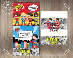 Convite Super Herois Mod 2 No Elo7 Jardim Criativo Ca1c6b Um convite criativo sempre encanta os pequenos. convite super herois mod 2