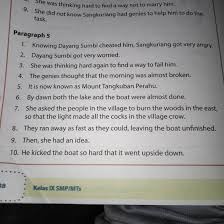 Bantu Jawab Soal Bahasa Inggris Halaman 138 Kelas 9 Paragraf 5 Itudisuruhngapain Brainly Co Id