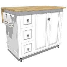 mobile kitchen island 3d model
