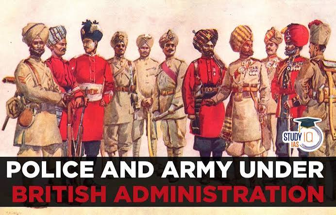 Army & Police under British Administration, History, Evolution, Reforms