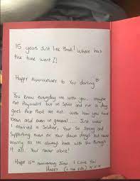 Be sure to let them know you appreciate their commitment to each other and you are proud of their marriage. Widow Gets Wedding Anniversary Card From Husband 14 Years After He Died Thanks To Caring Son Deadline News