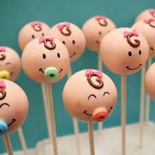 Cake Pop Baby Shower Favors 24 Baby Face Cake Pops For Baby Shower Gender Reveal Party Favor Baby Shower Cake Pops Baby Shower Cakes Baby Cake Pops