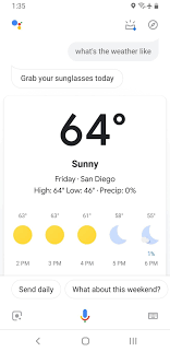 Here you're saying it looks like it might rain in the near future. How To Get Google S Hidden Weather App On Your Home Screen Android Gadget Hacks