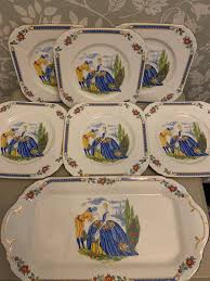 Beautiful! Vintage Alma Ware England 'ashley' Plate Set,afternoon Tea, Tea  Party, Girls Party, Birthday Party