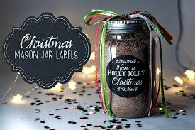 These jars labels are perfect for . Free Printable Christmas Mason Jar Labels A Cultivated Nest