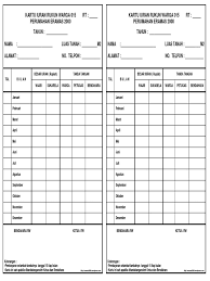 Pembayaran iuran dihitung per nomor rumah. Kartu Iuran Bulanan Rukun Warga 015 Pdf
