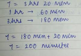 A minute is a unit of time equal to 60 seconds. Anirudh Travelled In A Bus For Three Hours And Twenty Minutes How Many Minutes Did He Take