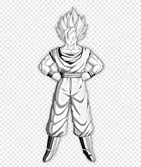 Use pairs of curves that meet at jagged points. Goku Vegeta Super Saiyan Master Roshi Sketch Charcoal Sketch White Pencil Png Pngegg