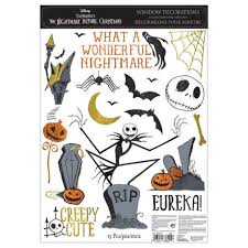 Get it as soon as wed, apr 7. Disney Tim Burton S Nightmare Before Christmas Glitter Window Decoration Pop Party Supply