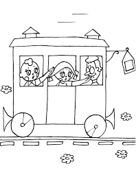 Gambar sketsa kereta api indonesia gambar mewarnai. Mewarnai Gambar Kereta Api Sederhana Untuk Anak