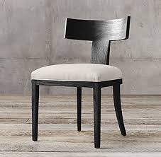 Contemporary Klismos Fabric Side Chair Klismos Dining Chair Side Chairs Fabric Dining Chairs