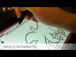 Drawing And Inking On The Microsoft Surface Pro W Sketchbook Pro Sketchbook Pro Microsoft Surface Pro Surface Pro
