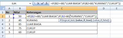Check spelling or type a new query. Rumus If Excel Lengkap 2 Kondisi 3 Kondisi 4 Kondisi Dan If Bersarang Beserta Contohnya Panduan Ms Office