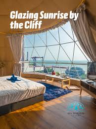 View 0 photos and read 15 reviews. Glazing Sunrise By The Cliff What Is Glamping Outdoor Bed Glamping