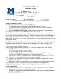 For the ann arbor campus, classes will begin aug. Performance Class Syllabus F14 1 By Karen Salvador University Of Michigan Flint Issuu