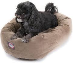 The links sherpa bagel bolster dog bed provides superior comfort for your dog. Majestic Pet 32 Black Velvet Bagel Dog Bed Beds Furniture Pet Supplies Gellyplast Com