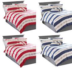 Check spelling or type a new query. Voice7 Coral Reef Stripe Duvet Cover Set With Pillow Cases Included Printed Quilt Cover Bedding Sets Striped Pattern Uk Sizes Nautical Red King Duvet Set Buy Online In Montenegro At Montenegro Desertcart Com