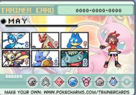 Make your own trainer card. Trainer Card May By Pkm Trainermay On Deviantart