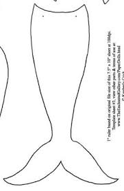 The myths about mermaids are manifold. Mermaid Tail Template