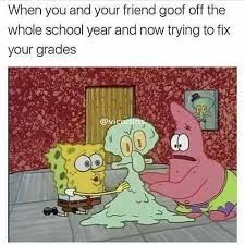 Pin By Warrior 369 On Lmao Funny Spongebob Memes Really Funny Memes Funny School Memes