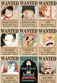 Maybe you would like to learn more about one of these? Instock Big One Piece Wanted Bounty Bounties Dead Or Alive Large Poster Straw Hat Pirates Luffy Zoro Nami Sanji Usopp Chopper Robin Franky Brook Portgas D Ace Sabo Trafalgar Law Crocodile Monkey D Dragon Hobbies Toys Memorabilia Collectibles