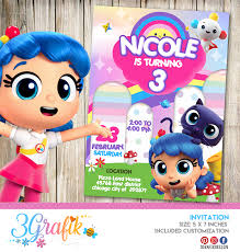 Download True And Rainbow Kingdom Invitation Printable 3grafik