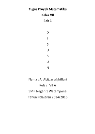 Maybe you would like to learn more about one of these? Doc Tugas Proyek Matematika Nur Aisyah Academia Edu